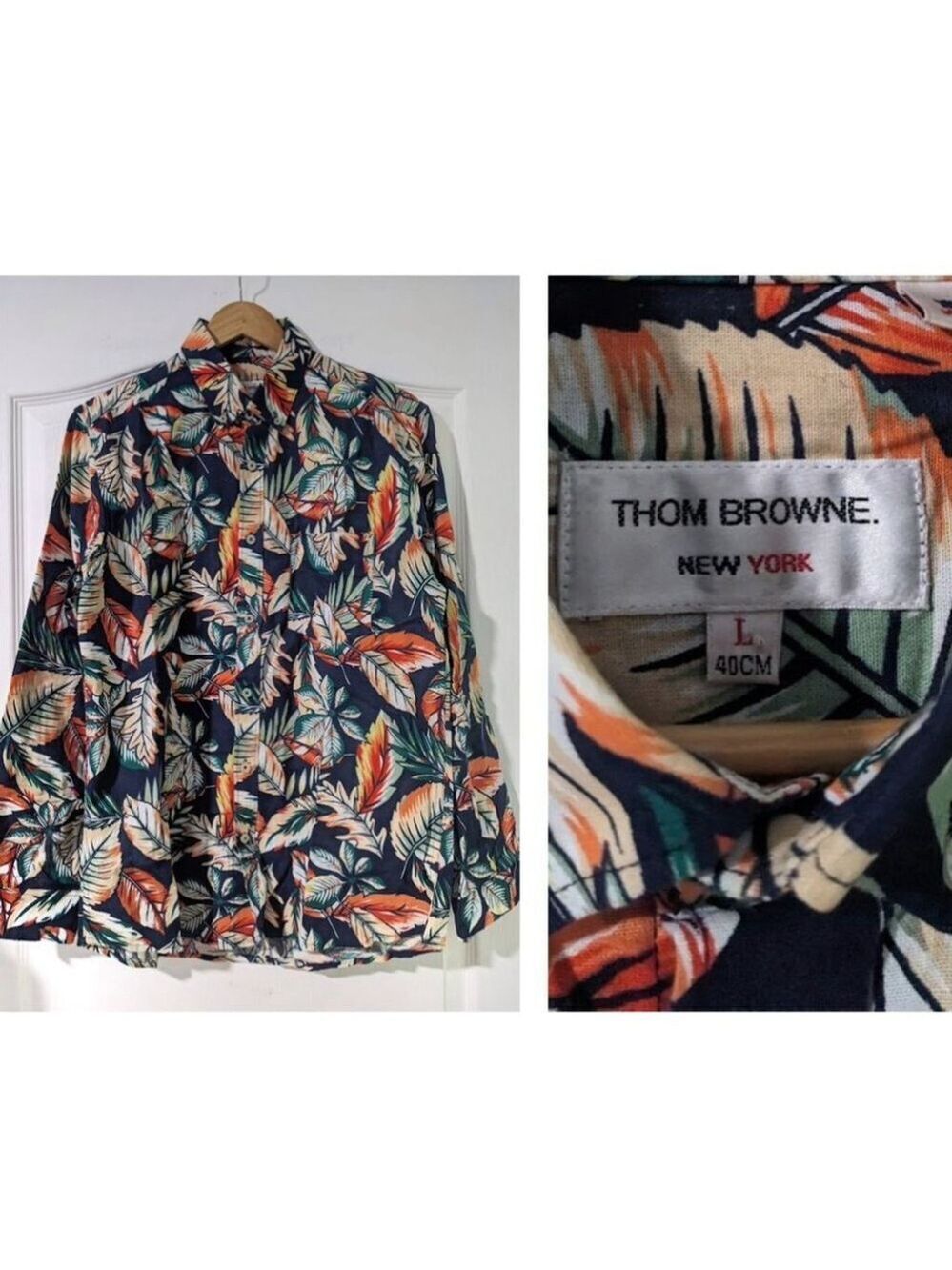 Thom Browne | Men's Tropical Print Shirt